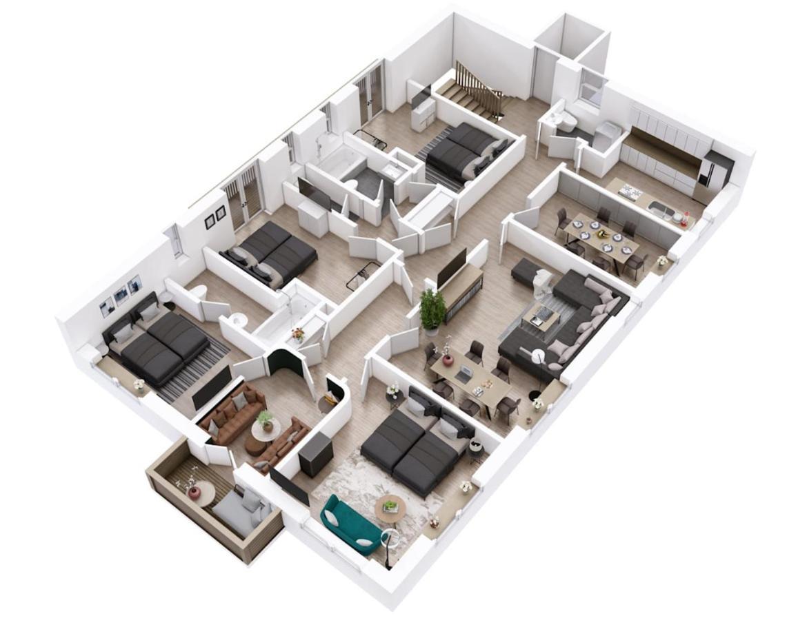Morehome Apartments, Center,Parking 180Qm Bad Wörishofen Exteriér fotografie